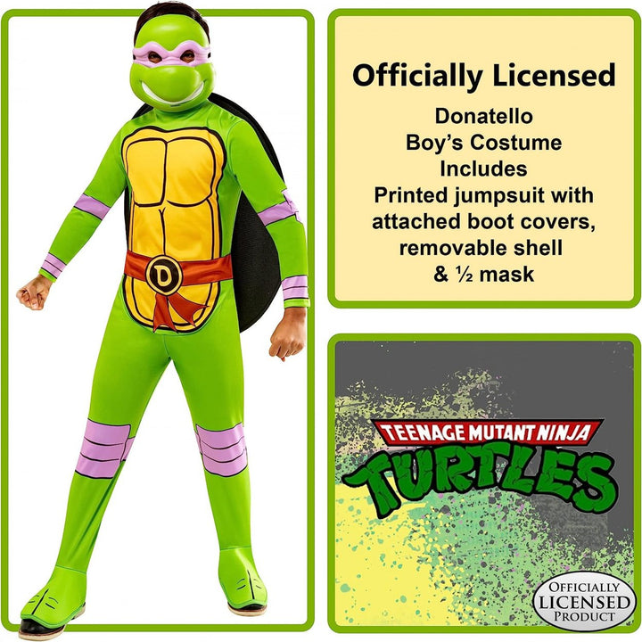 Teenage Mutant Ninja Turtles Donatello Kids Costume Image 2