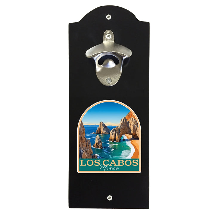 Los Cabos Mexico Design B Souvenir Wall mounted bottle opener Image 2