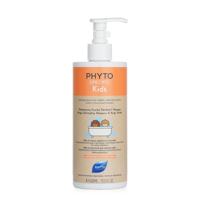 Phyto Phyto Specific Kids Magic Detangling Shampoo and Body Wash - Curly Coiled Hair and Body (For Children 3 Years+) Image 1