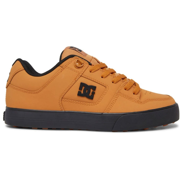 DC Mens Pure Wnt SkateboardSkate Shoe WHEAT Image 4