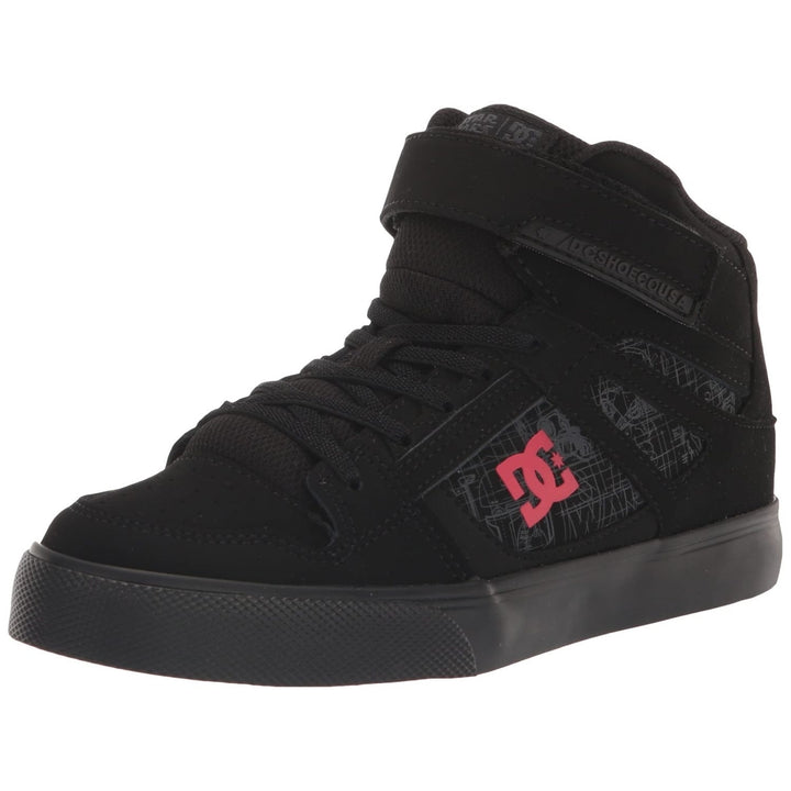 DC Unisex-Child Star Wars Pure Hi Shoe Skate  BLACK/RED/BLACK Image 1