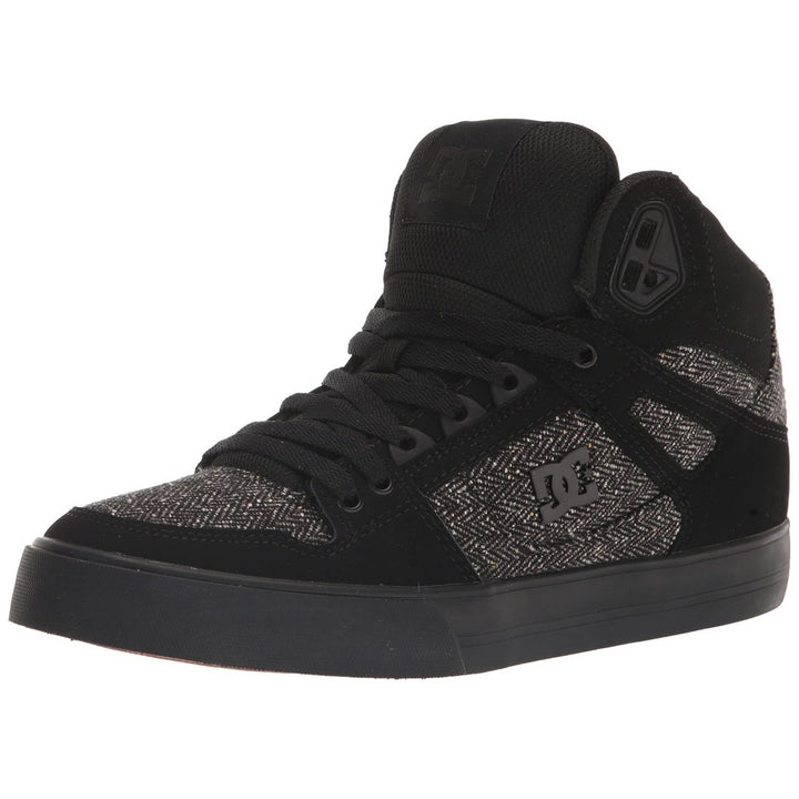 DC Shoes Mens Pure High-Top Shoes Black/White/Red - ADYS400043-XKWR BLACK/WHITE/RED Image 4