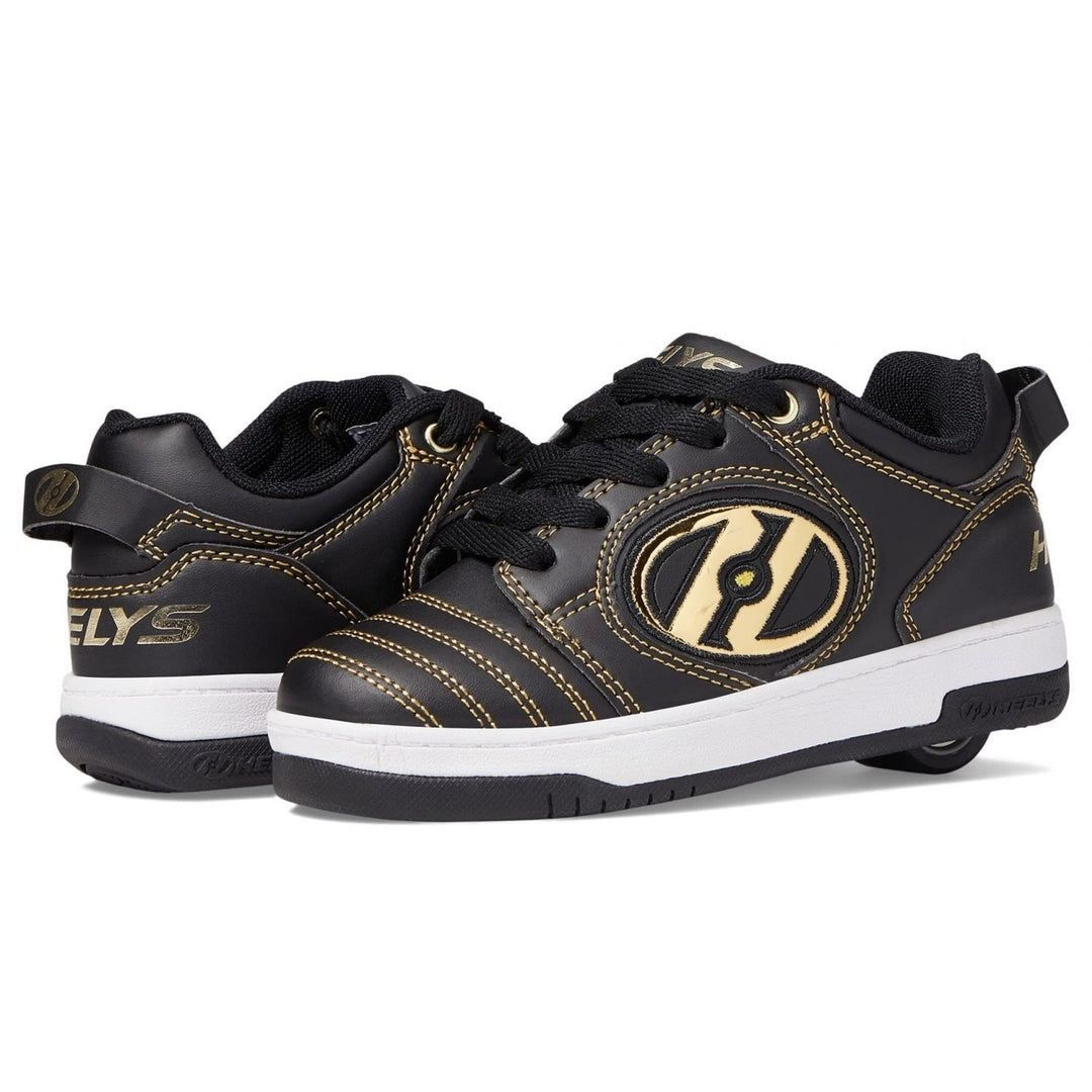 HEELYS Voyager Plus (Little Kid/Big Kid/Adult) BLACK/GOLD Image 1