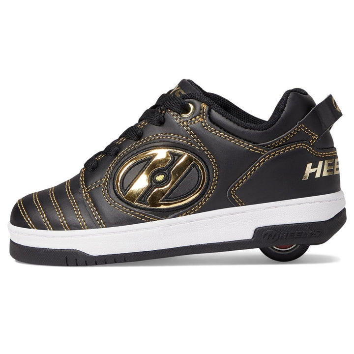 HEELYS Voyager Plus (Little Kid/Big Kid/Adult) BLACK/GOLD Image 3