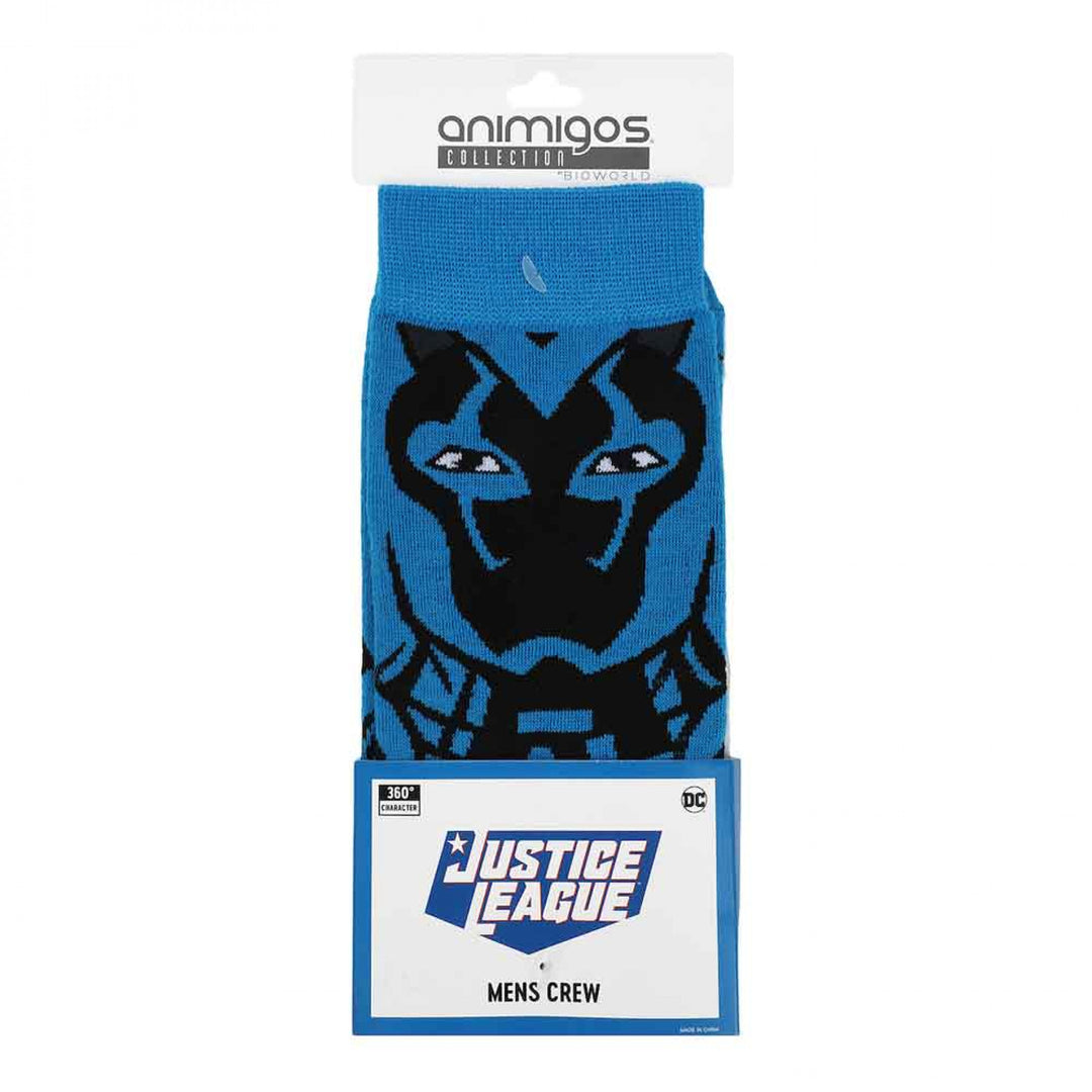 Blue Beetle 360 Character Crew Socks Image 4