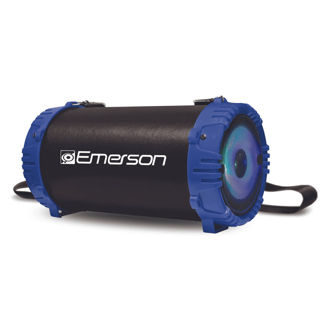 Emerson Portable Bluetooth Speaker LED Lighting EAS-3001 Carrying Strap Red Image 6