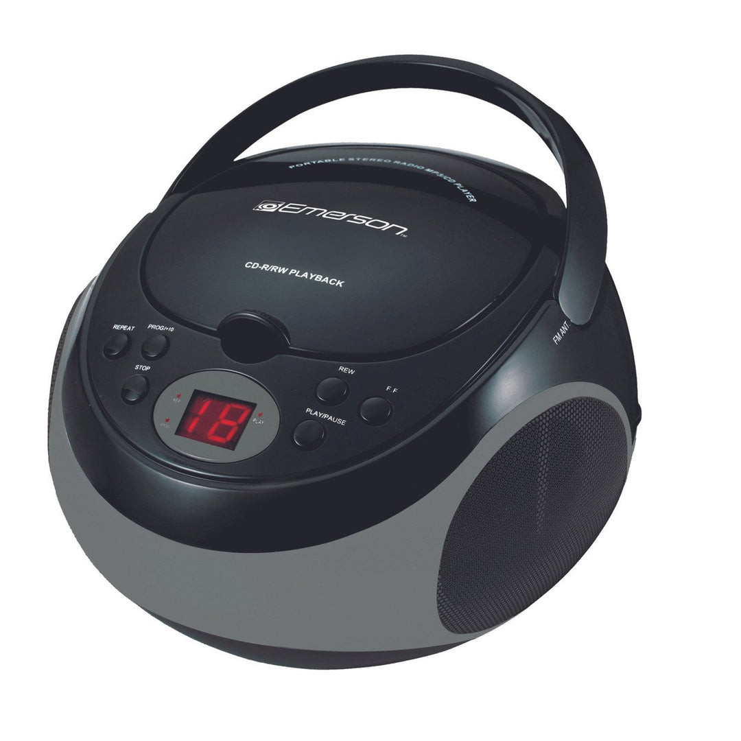 Emerson Portable CD Player Radio EPB-3000 AM FM AUX LED Display Compact Image 2