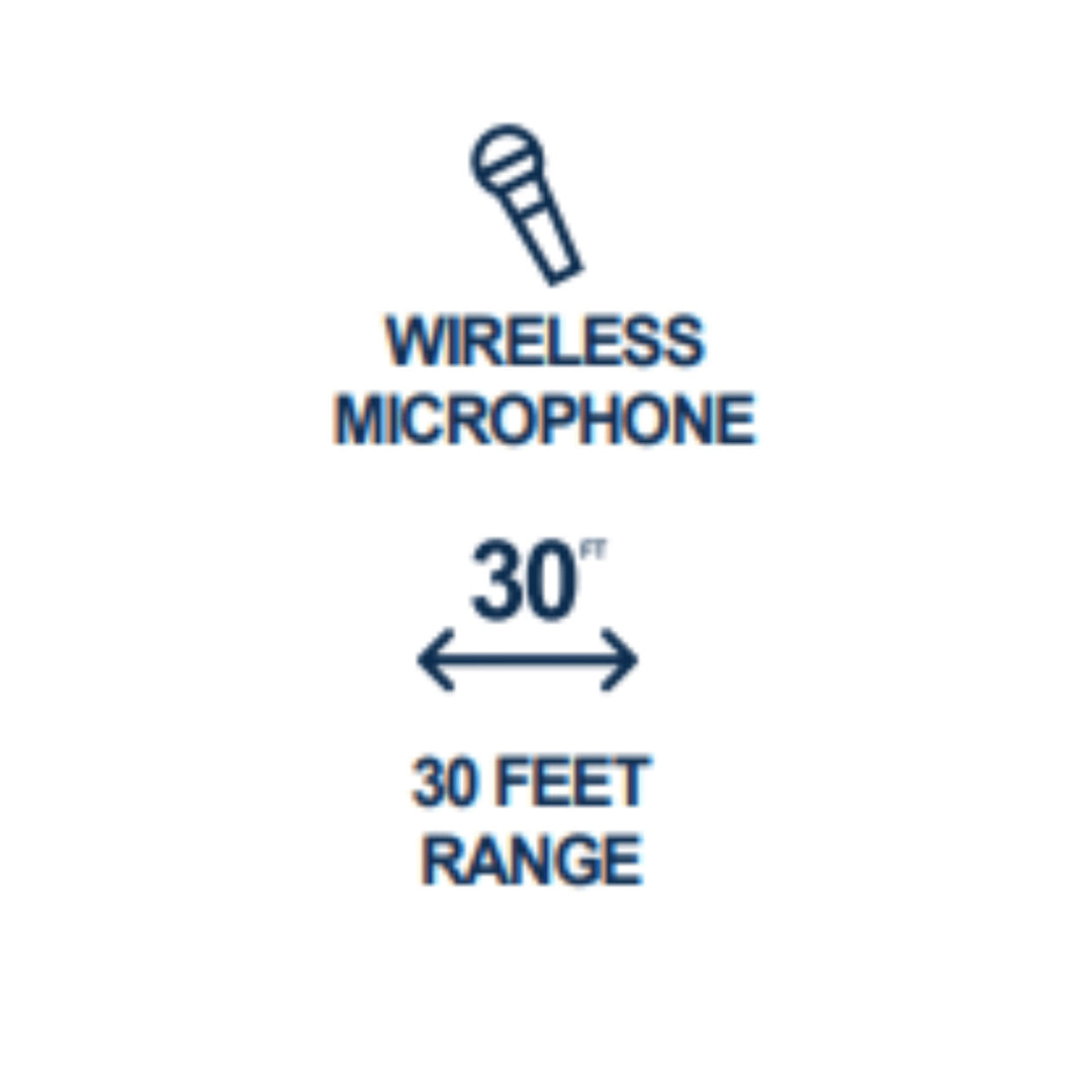 Emerson Wireless Microphone Kit EAM-9001 Professional Sound Lightweight Mobile Image 3