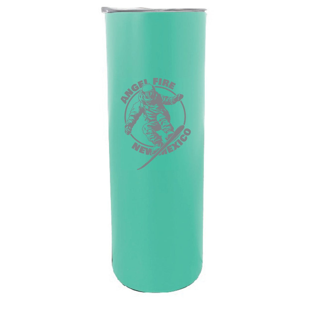 Angel Fire  Mexico Souvenir 20 oz Engraved Insulated Stainless Steel Skinny Tumbler Image 2