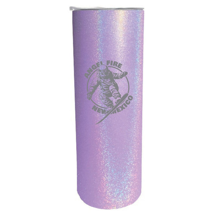 Angel Fire New Mexico Souvenir 20 oz Engraved Insulated Stainless Steel Skinny Tumbler Image 1