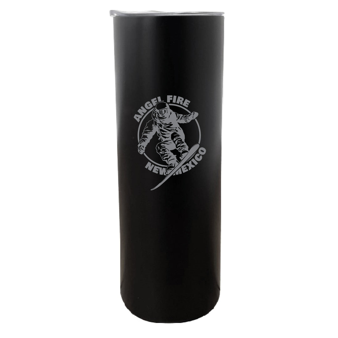 Angel Fire Mexico Souvenir 20 oz Engraved Insulated Stainless Steel Skinny Tumbler Image 4