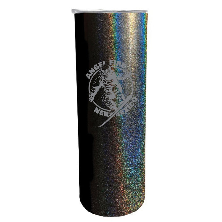 Angel Fire New Mexico Souvenir 20 oz Engraved Insulated Stainless Steel Skinny Tumbler Image 1