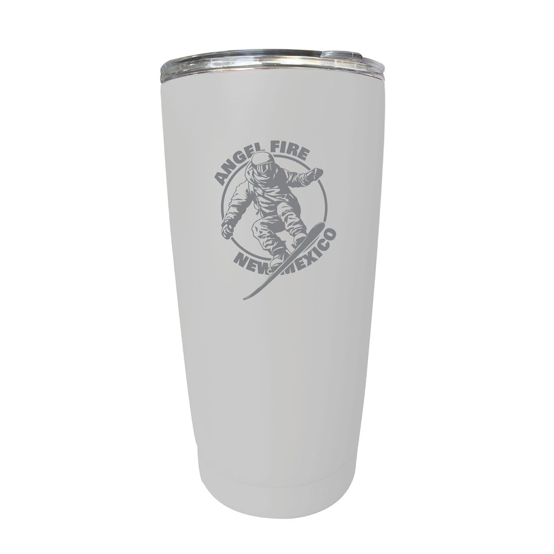 Angel Fire Mexico Souvenir 16 oz Engraved Stainless Steel Insulated Tumbler Image 1