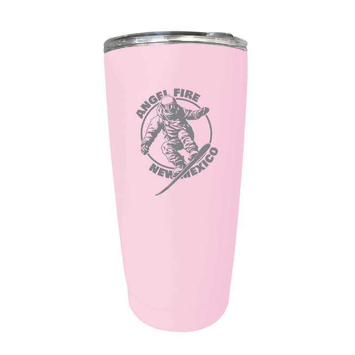 Angel Fire Mexico Souvenir 16 oz Engraved Stainless Steel Insulated Tumbler Image 4