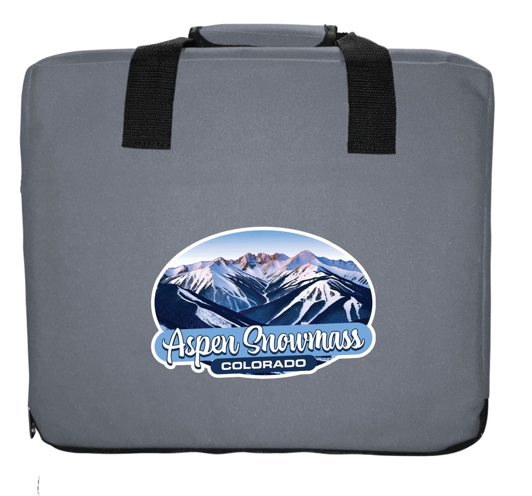 Aspen Snowmass Colorado Design A Souvenir Destination Seat Cushion Image 3