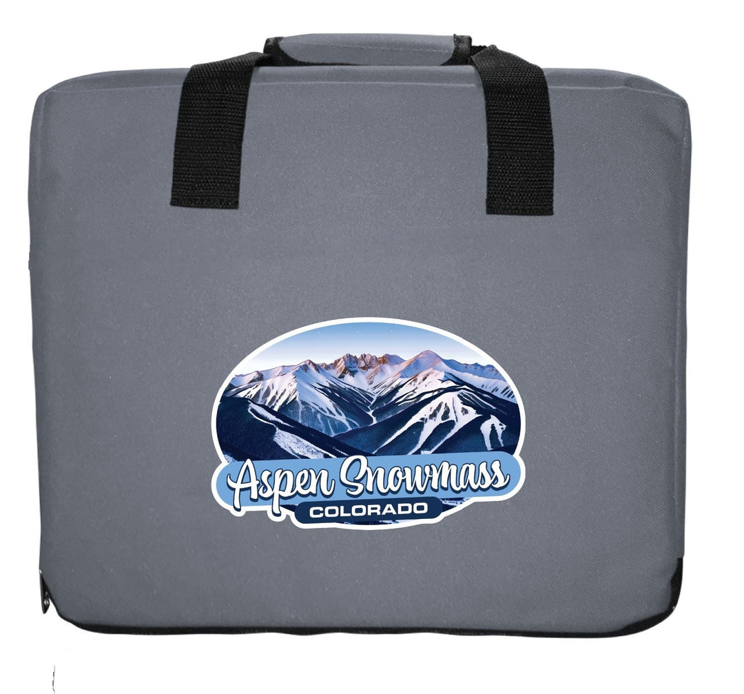 Aspen Snowmass Colorado Design A Souvenir Destination Seat Cushion Image 1