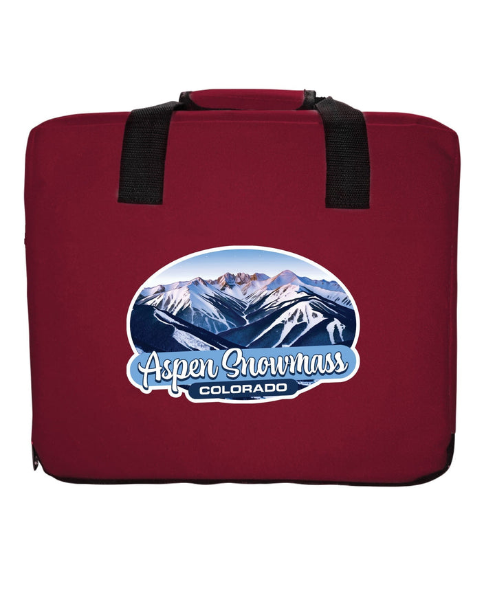 Aspen Snowmass Colorado Design A Souvenir Destination Seat Cushion Image 4