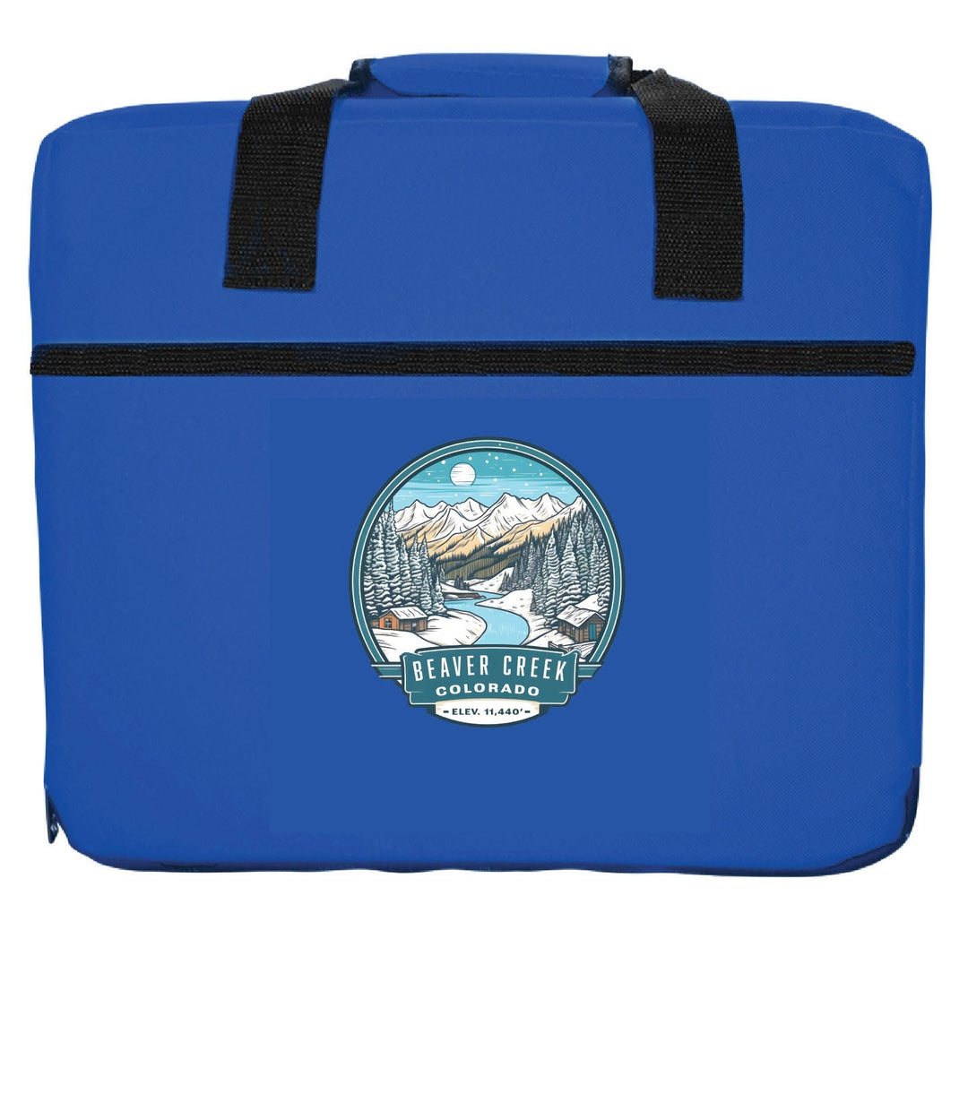 Beaver Creek Colorado Design B Souvenir Destination Seat Cushion Image 1