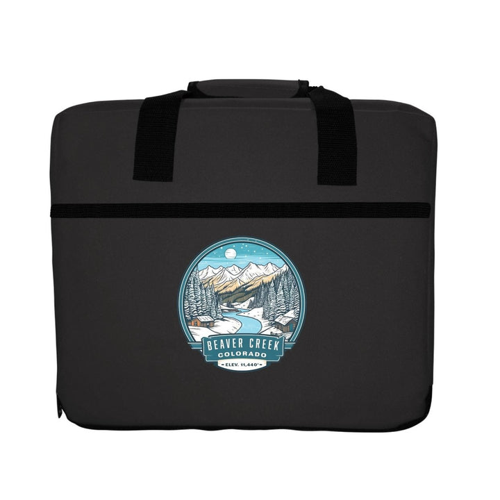 Beaver Creek Colorado Design B Souvenir Destination Seat Cushion Image 1