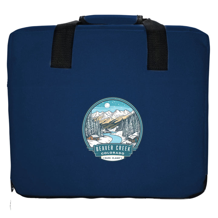 Beaver Creek Colorado Design B Souvenir Destination Seat Cushion Image 4