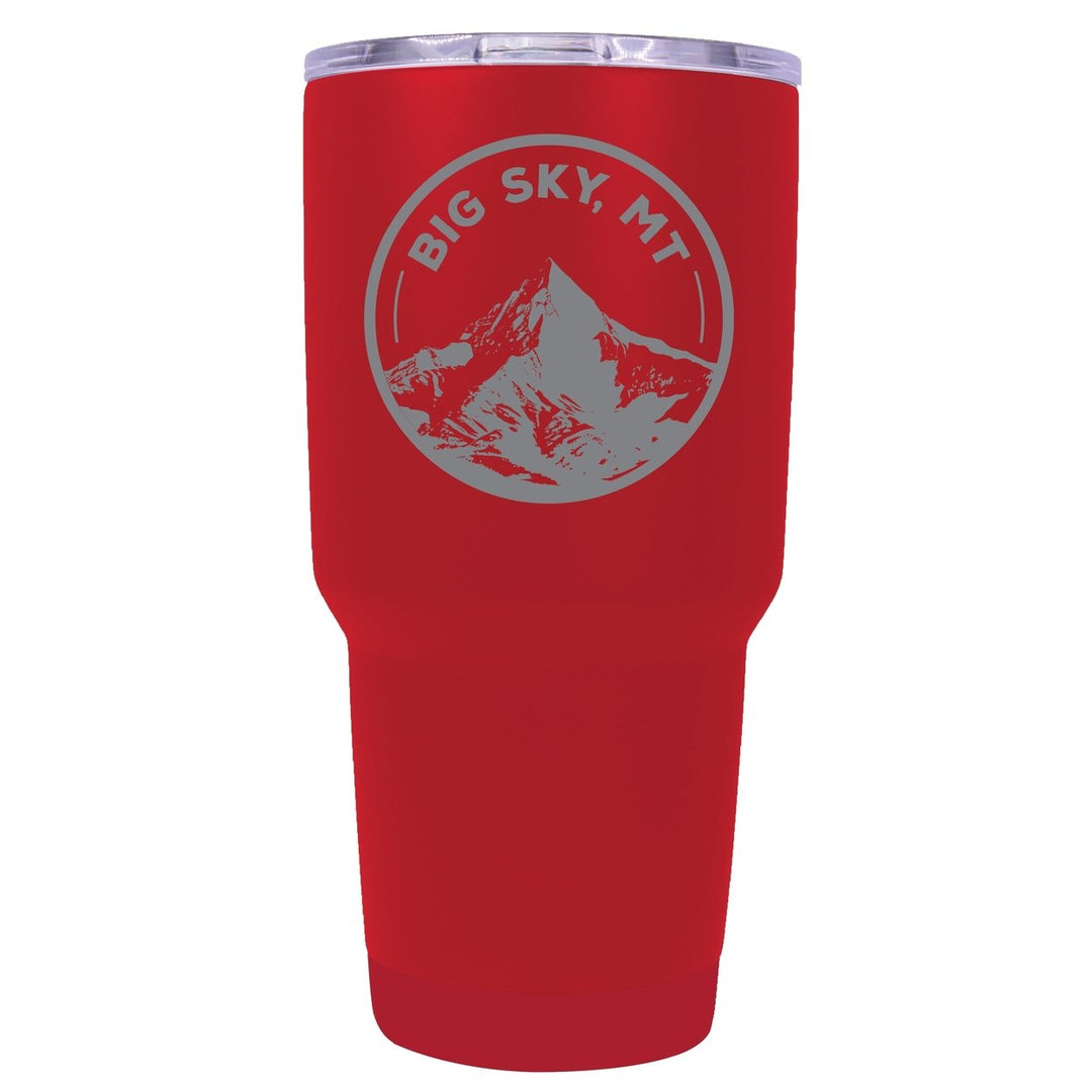 Big Sky Montana Souvenir 24 oz Engraved Insulated Stainless Steel Tumbler Image 1