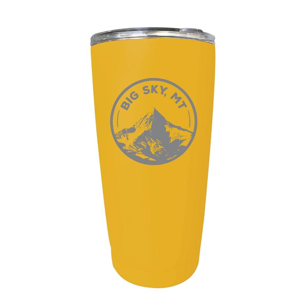 Big Sky Montana Souvenir 16 oz Engraved Stainless Steel Insulated Tumbler Image 4