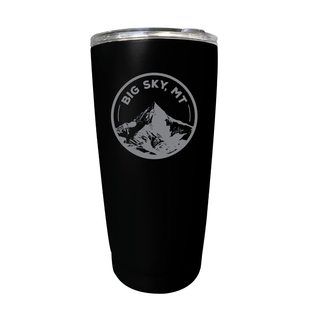 Big Sky Montana Souvenir 16 oz Engraved Stainless Steel Insulated Tumbler Image 1