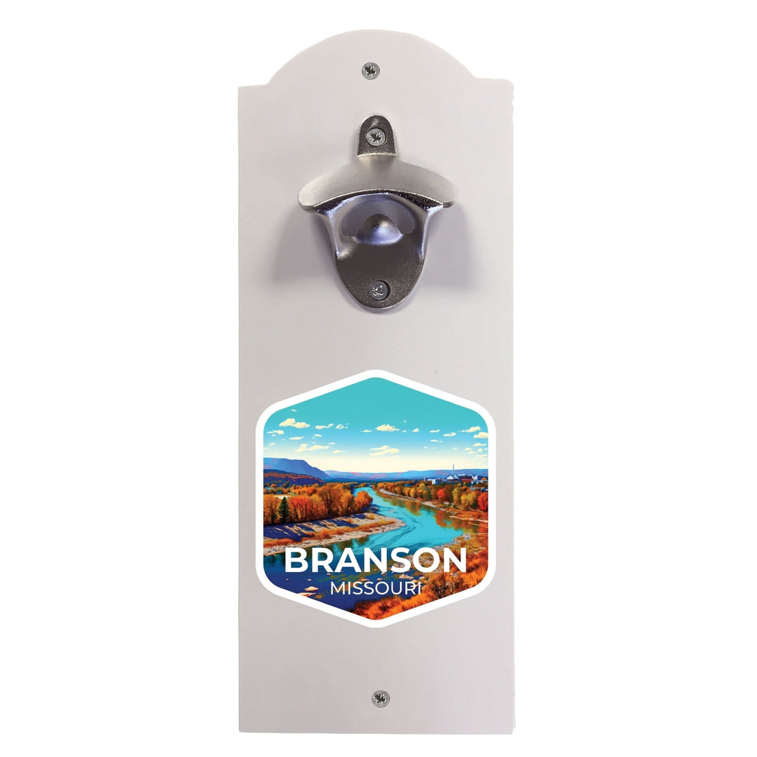 Branson Missouri Design B Souvenir Wall mounted bottle opener Image 1