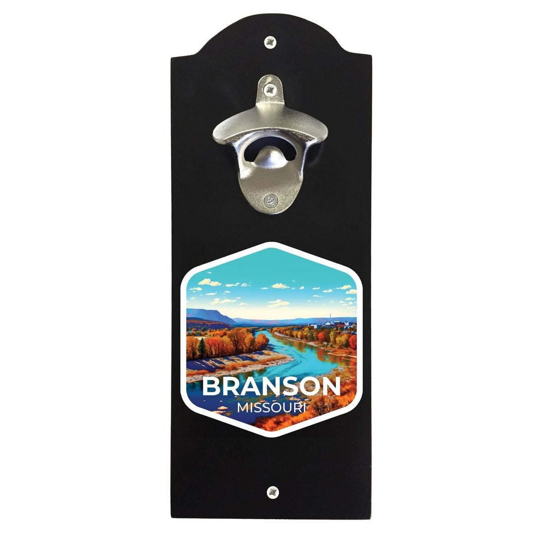 Branson Missouri Design B Souvenir Wall mounted bottle opener Image 1