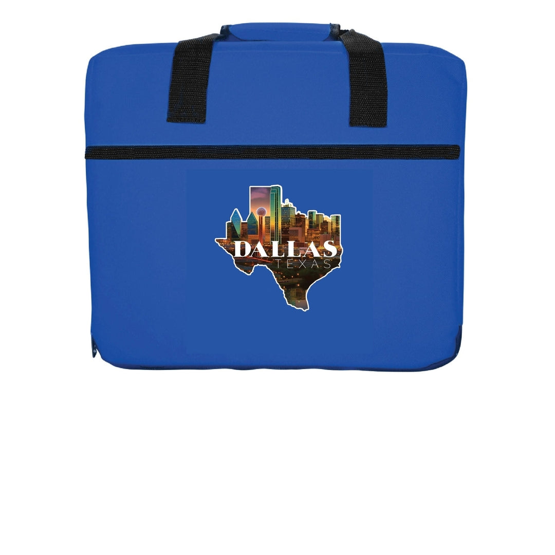 Dallas Texas Design C Souvenir Destination Seat Cushion Image 4