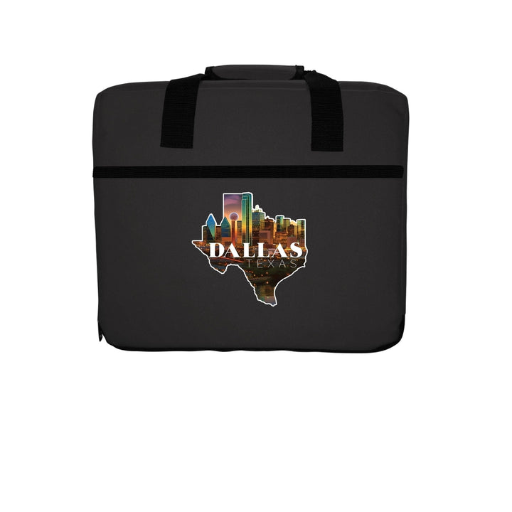 Dallas Texas Design C Souvenir Destination Seat Cushion Image 4