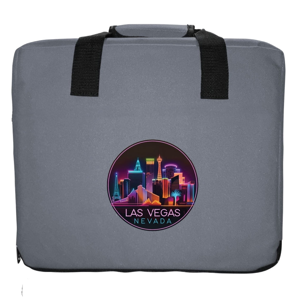 Las Vegas Nevada Design E Souvenir Destination Seat Cushion Red Image 3