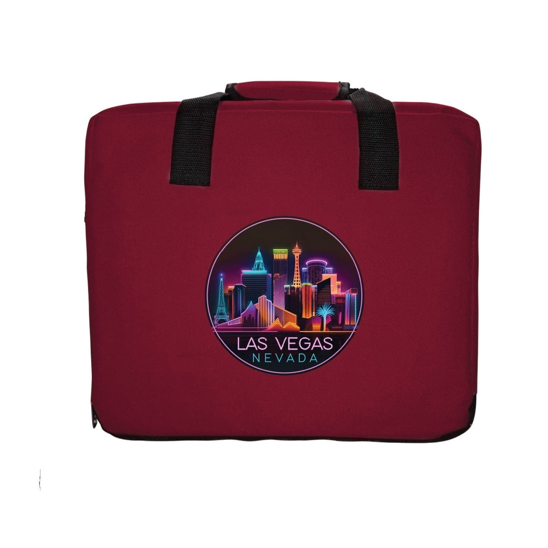 Las Vegas Nevada Design E Souvenir Destination Seat Cushion Red Image 4