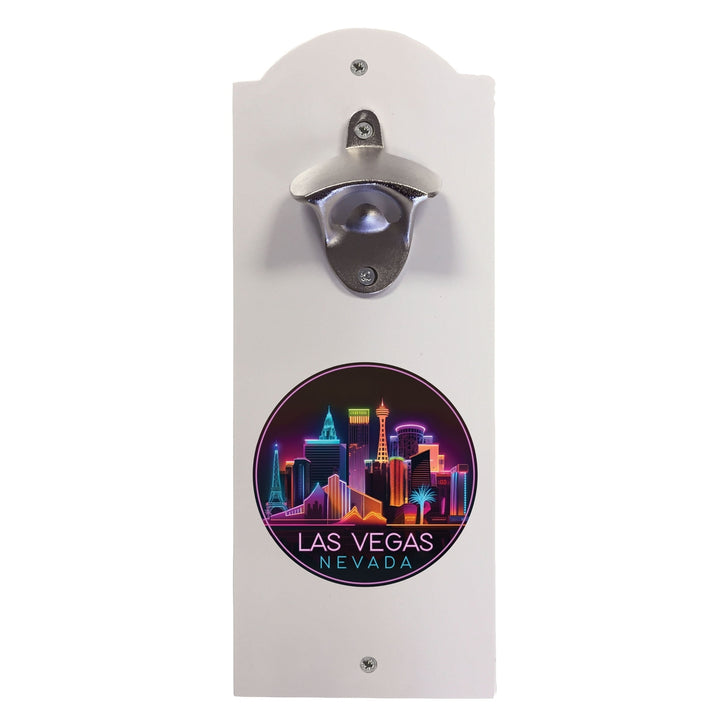 Las Vegas Nevada Design E Souvenir Wall mounted bottle opener Image 1