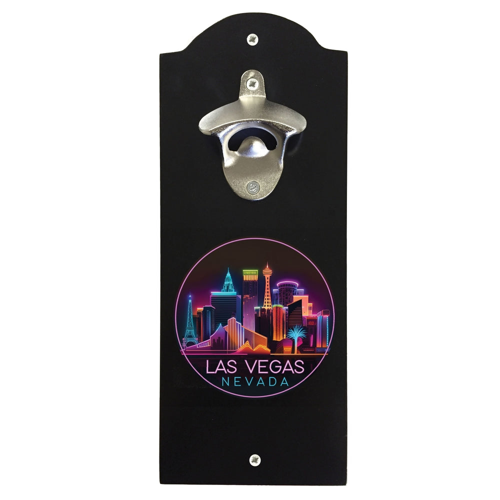 Las Vegas Nevada Design E Souvenir Wall mounted bottle opener Image 2