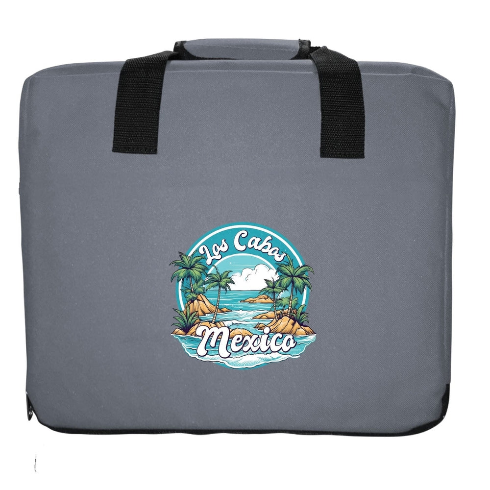 Los Cabos Mexico Design A Souvenir Destination Seat Cushion Image 2