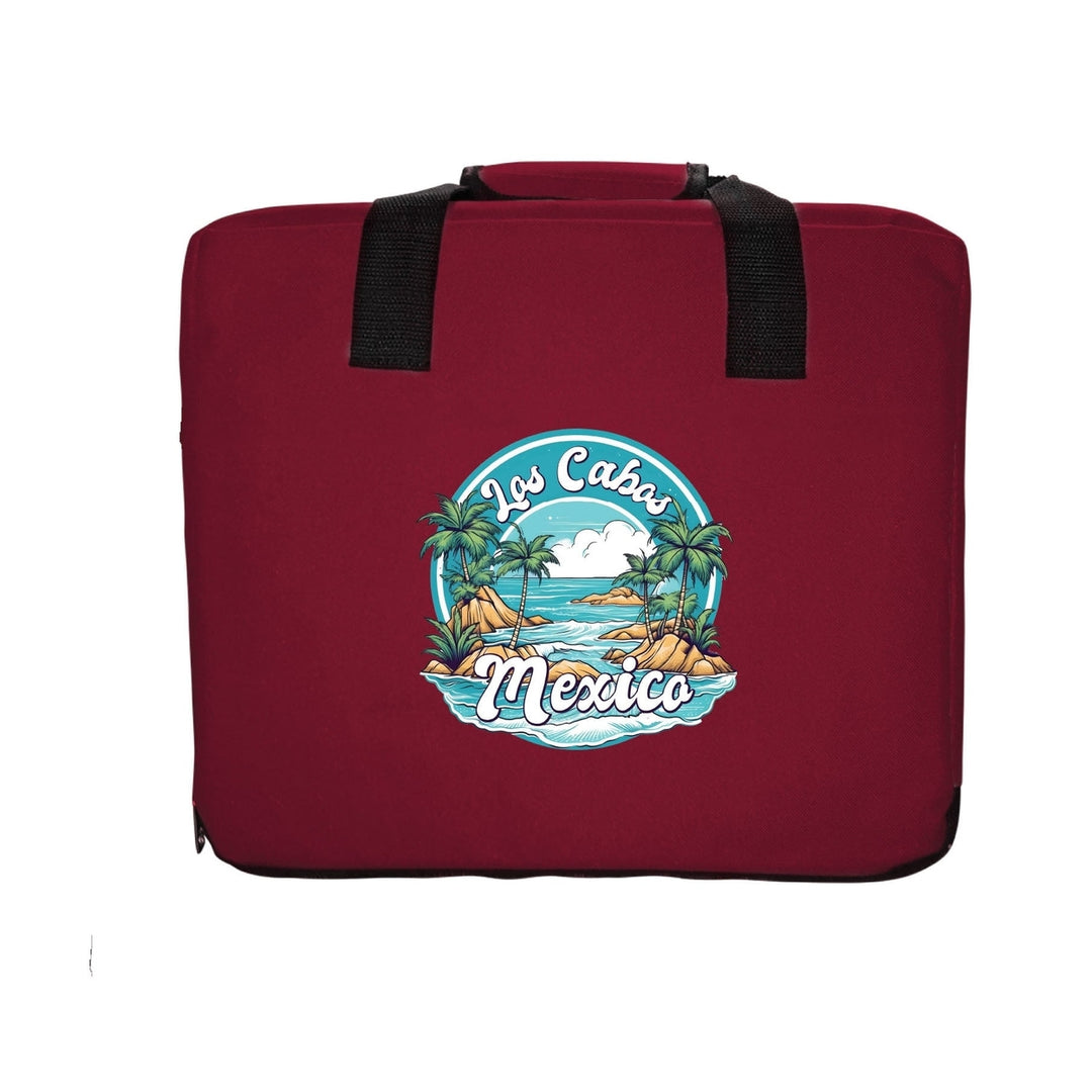 Los Cabos Mexico Design A Souvenir Destination Seat Cushion Image 3