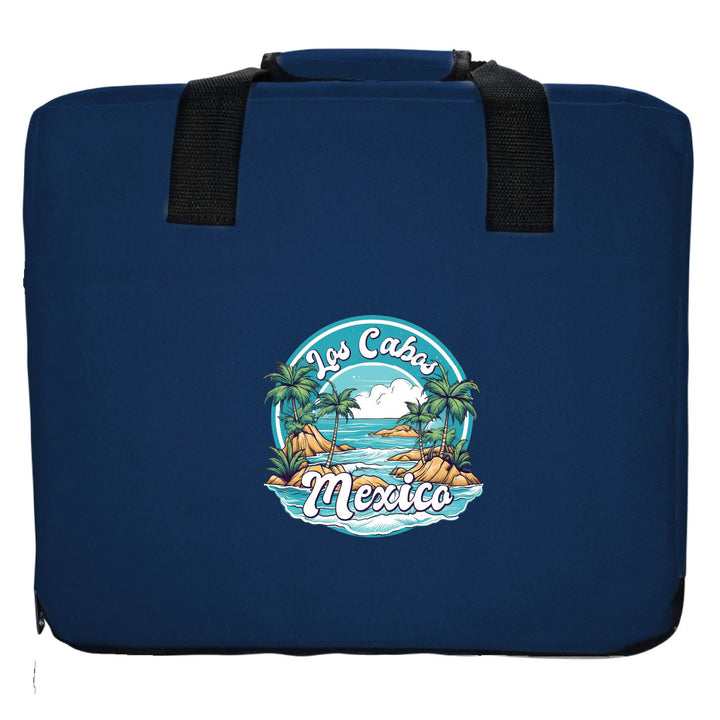 Los Cabos Mexico Design A Souvenir Destination Seat Cushion Image 4