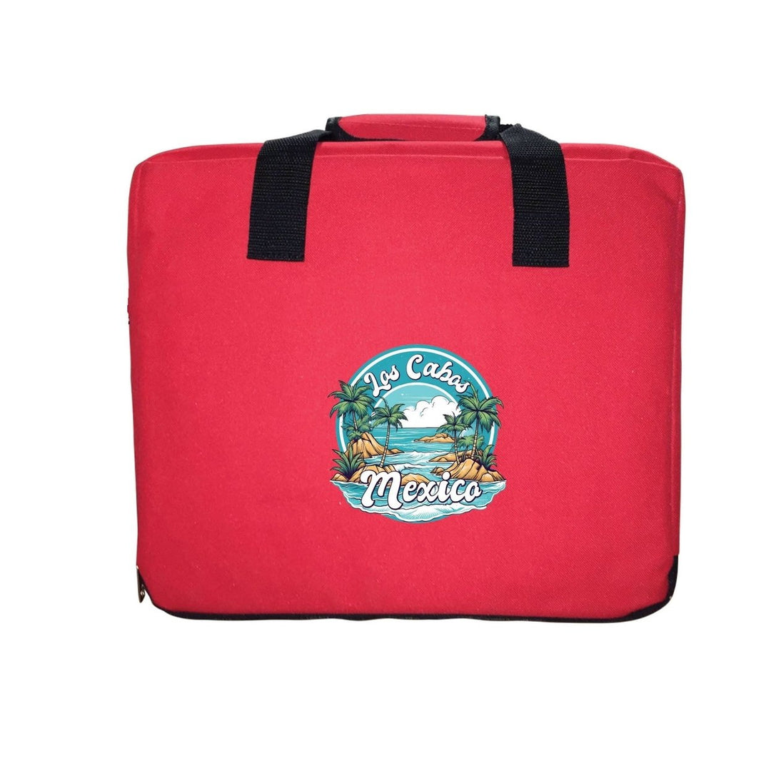 Los Cabos Mexico Design A Souvenir Destination Seat Cushion Image 1