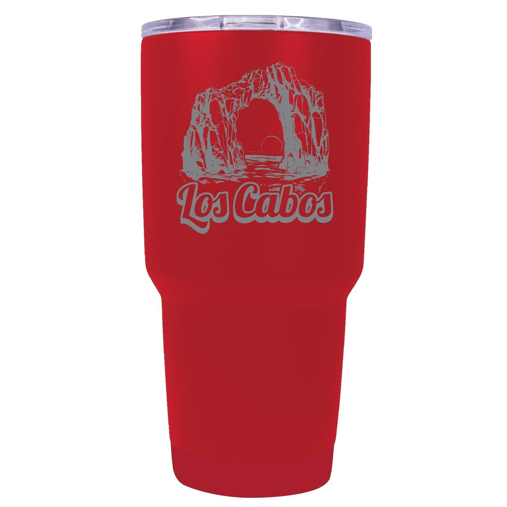Los Cabos Mexico Souvenir 24 oz Engraved Insulated Stainless Steel Tumbler Image 2
