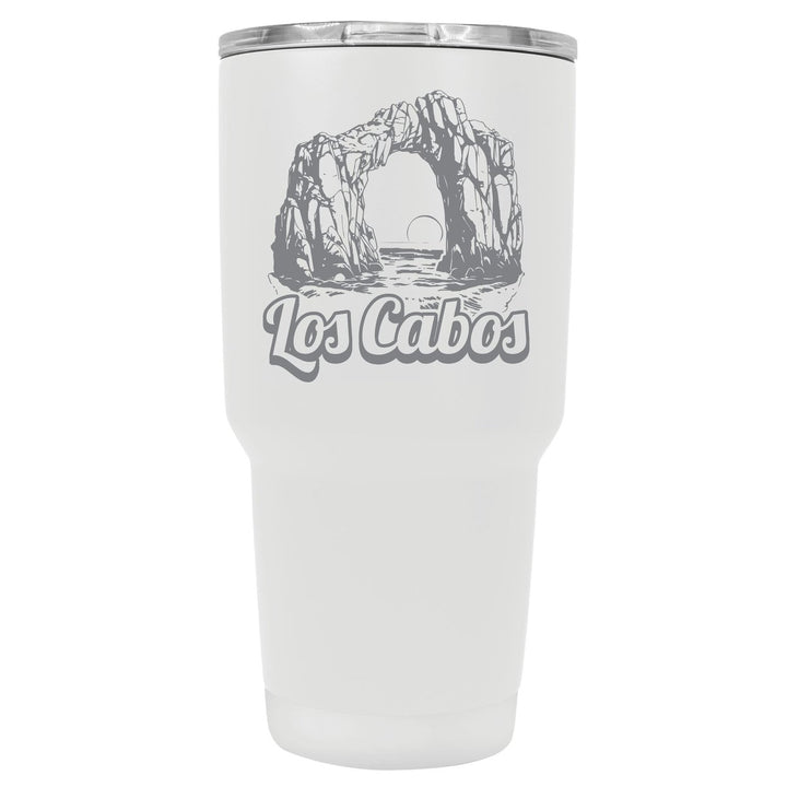 Los Cabos Mexico Souvenir 24 oz Engraved Insulated Stainless Steel Tumbler Image 1