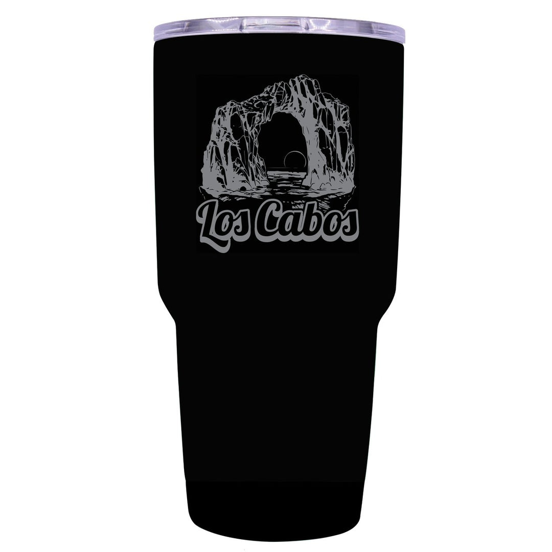 Los Cabos Mexico Souvenir 24 oz Engraved Insulated Stainless Steel Tumbler Image 1