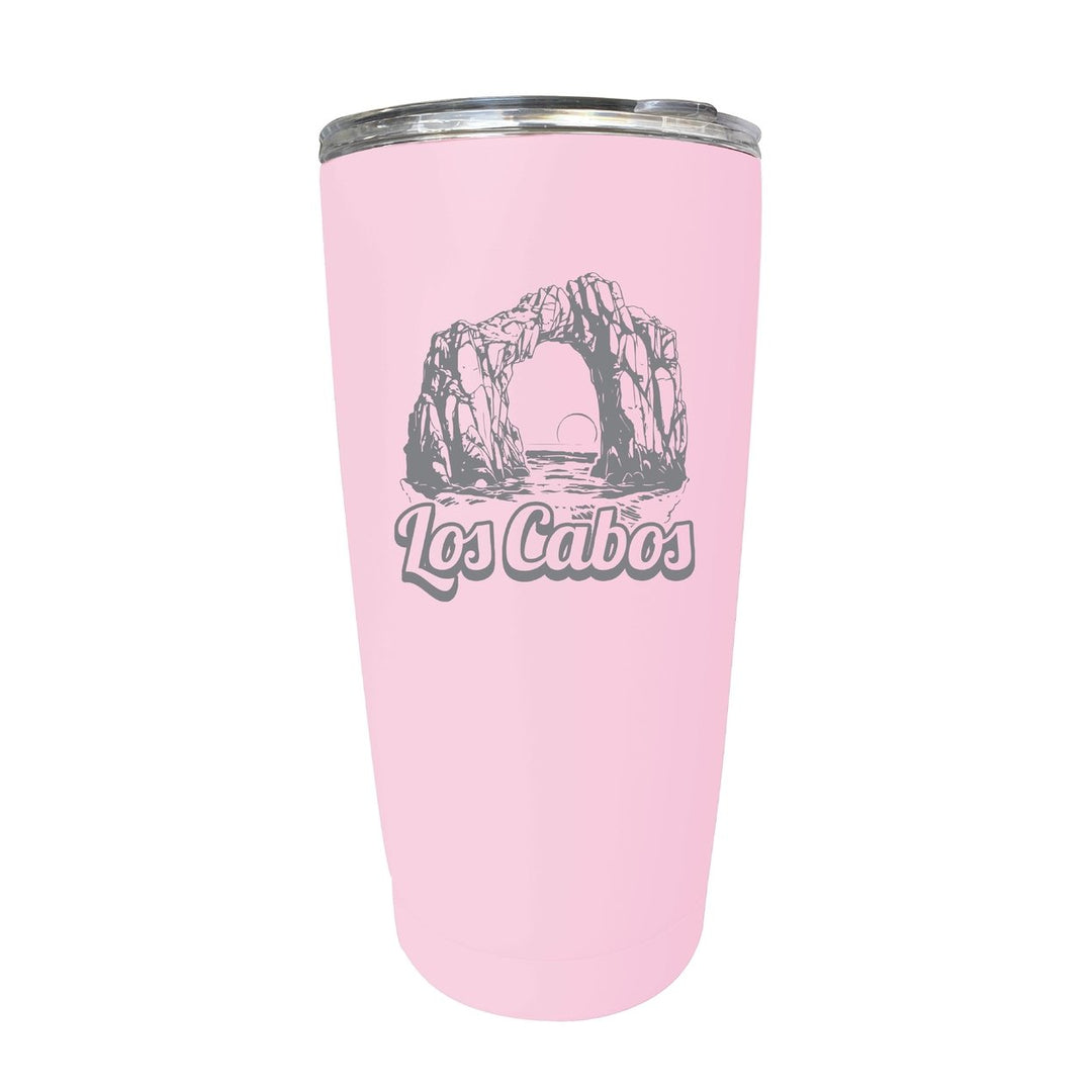 Los Cabos Mexico Souvenir 16 oz Engraved Stainless Steel Insulated Tumbler Image 4