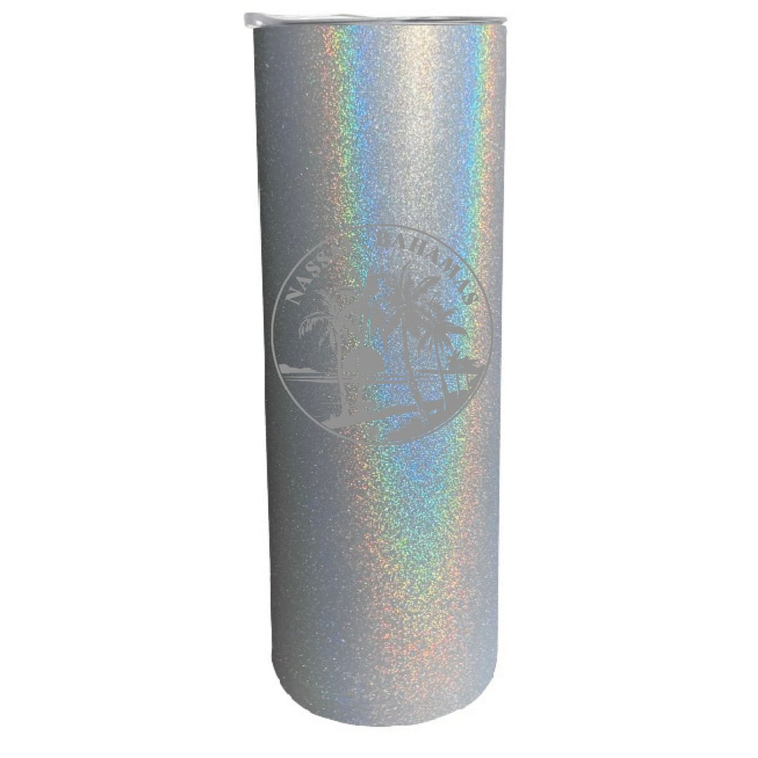 Nassau the Bahamas Souvenir 20 oz Engraved Insulated Stainless Steel Skinny Tumbler Image 4