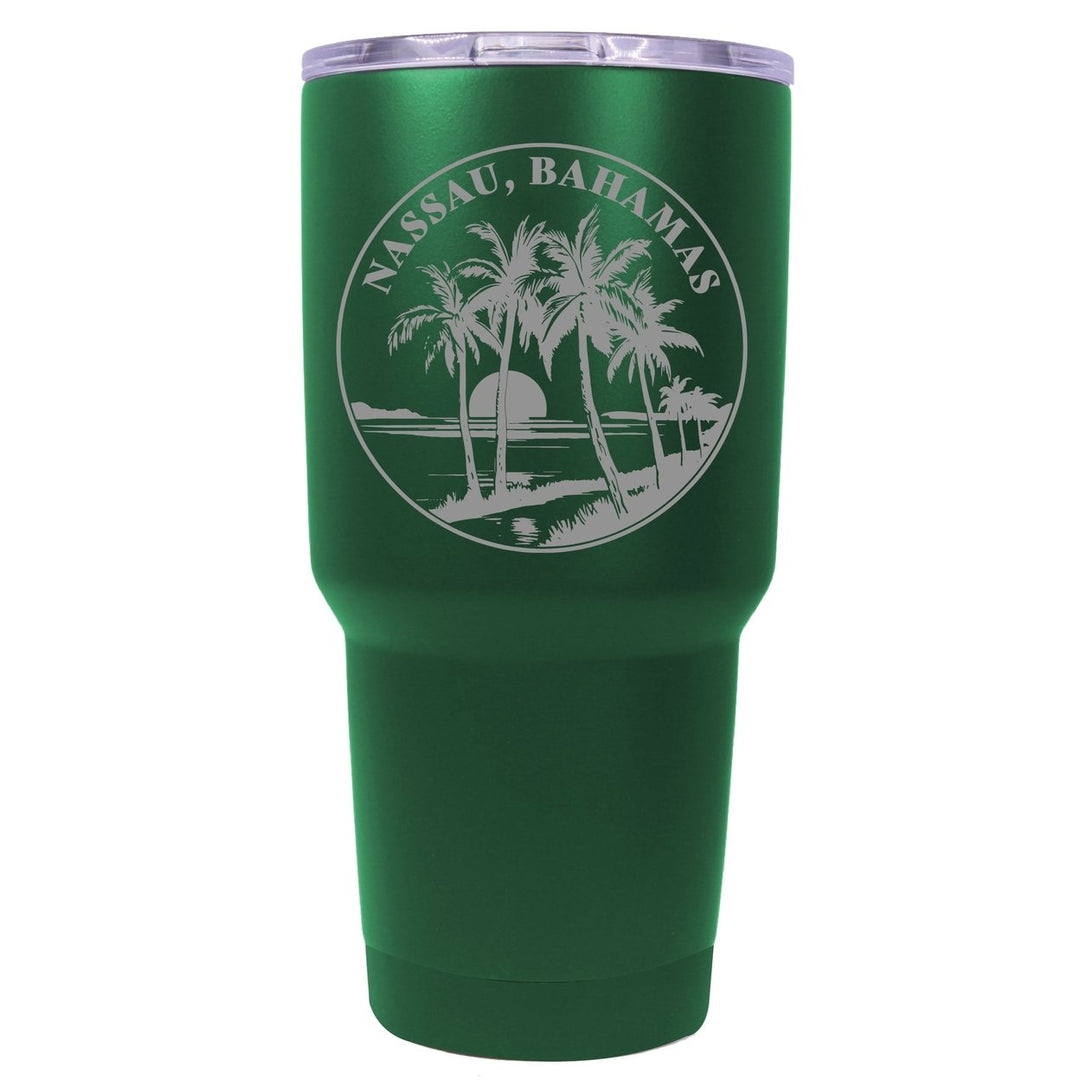 Nassau the Bahamas Souvenir 24 oz Engraved Insulated Stainless Steel Tumbler Image 8