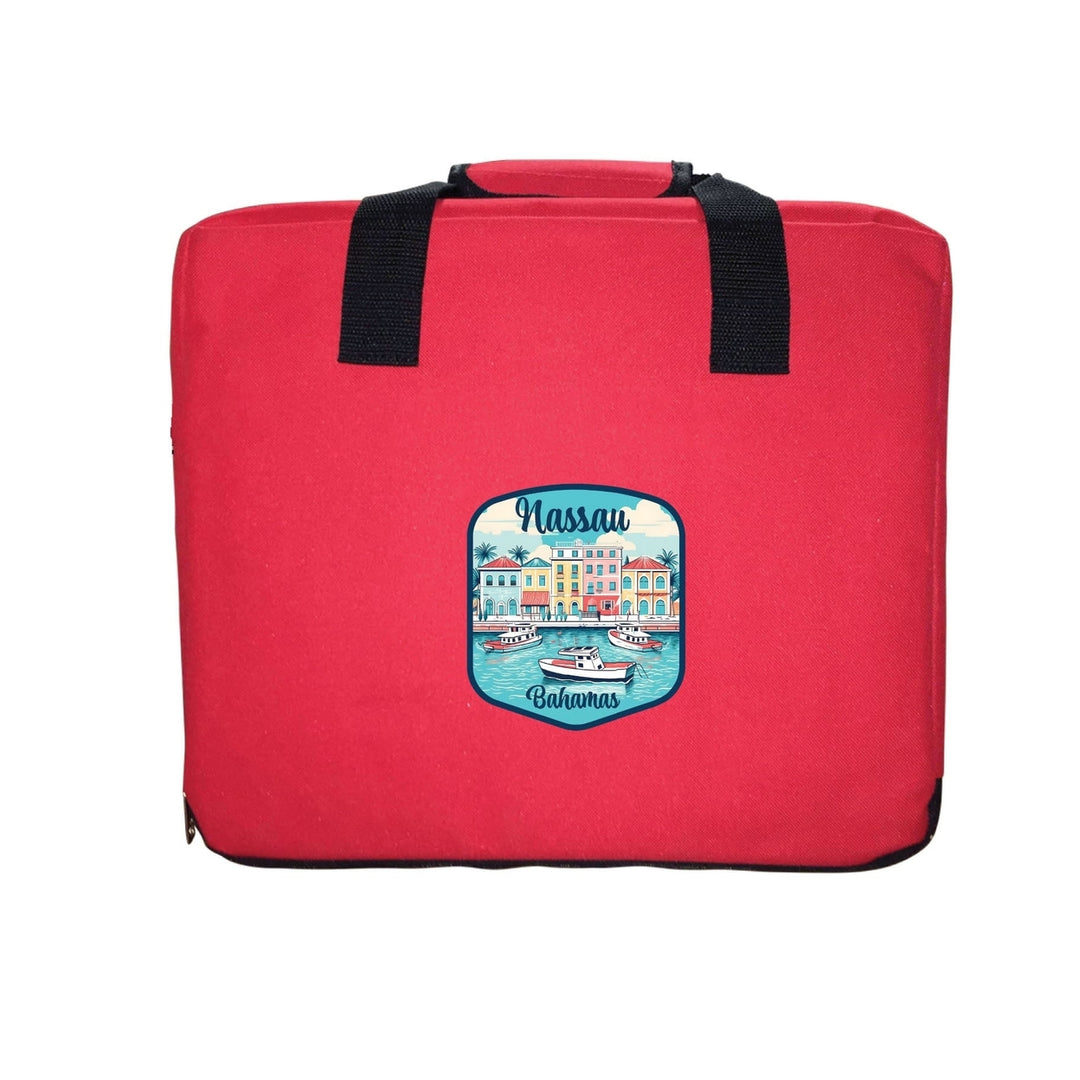 Nassau the Bahamas Design C Souvenir Destination Seat Cushion Image 2