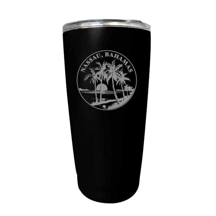 Nassau the Bahamas Souvenir 16 oz Engraved Stainless Steel Insulated Tumbler Image 7