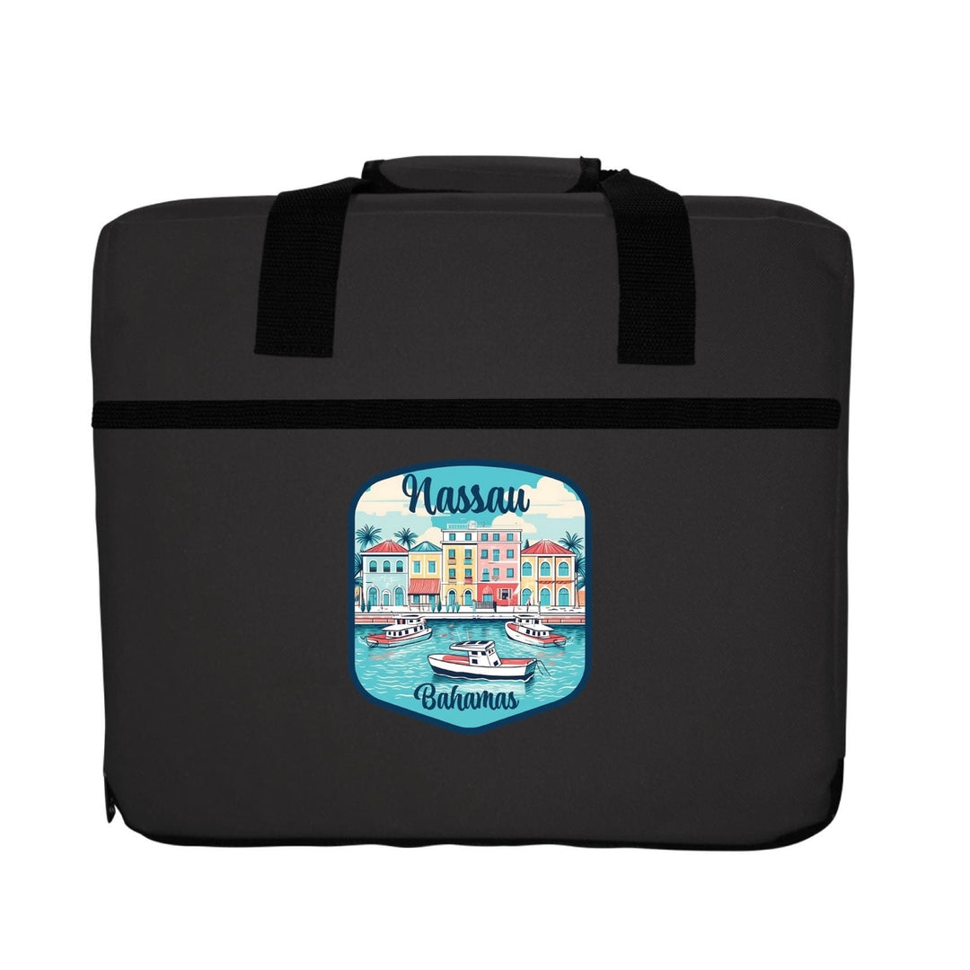 Nassau the Bahamas Design C Souvenir Destination Seat Cushion Image 3