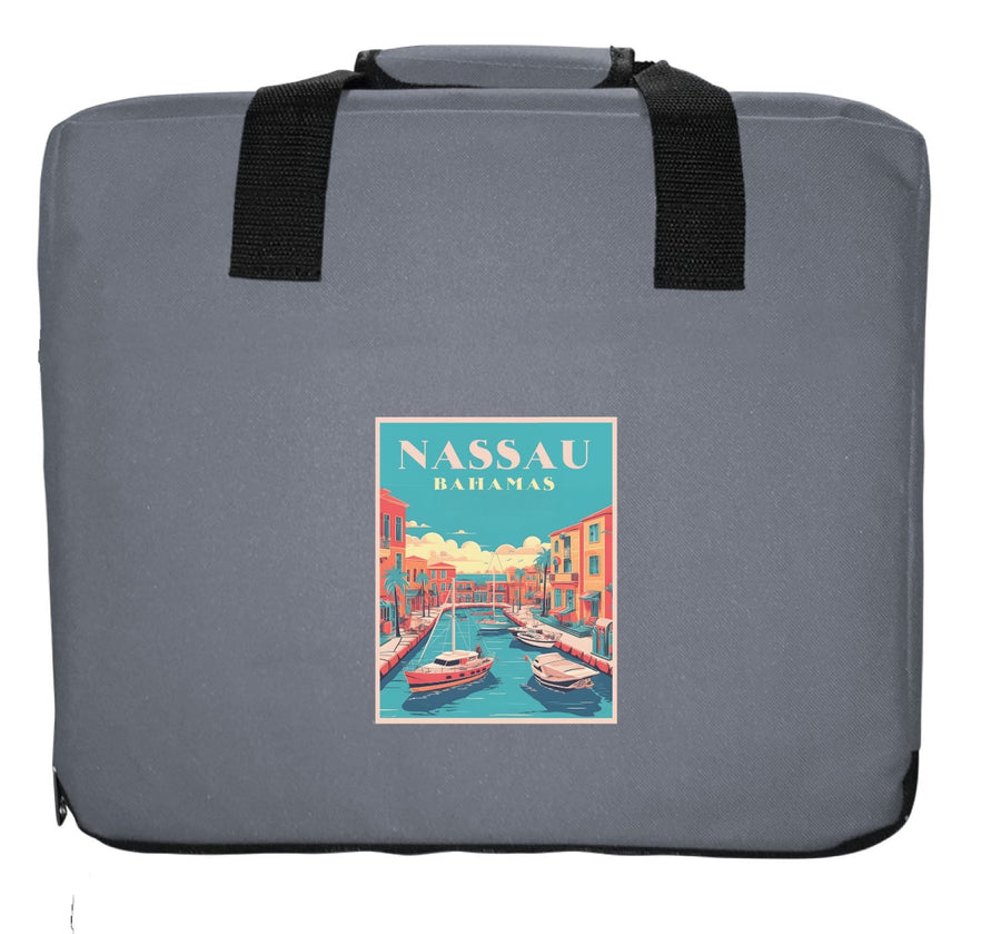 Nassau the Bahamas Design B Souvenir Destination Seat Cushion Image 1