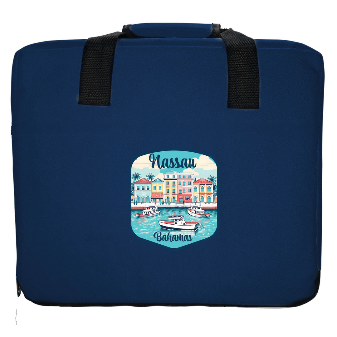 Nassau the Bahamas Design C Souvenir Destination Seat Cushion Image 6